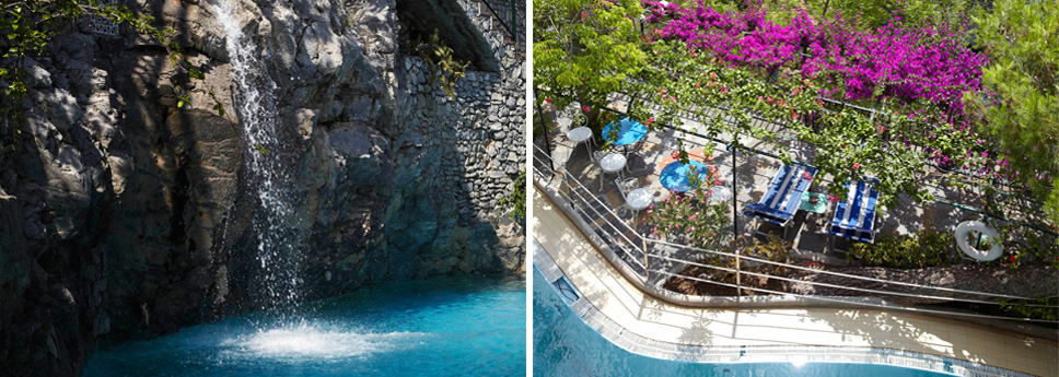 b and b con piscina a positano