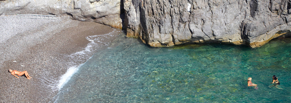 spiaggia privata a positano